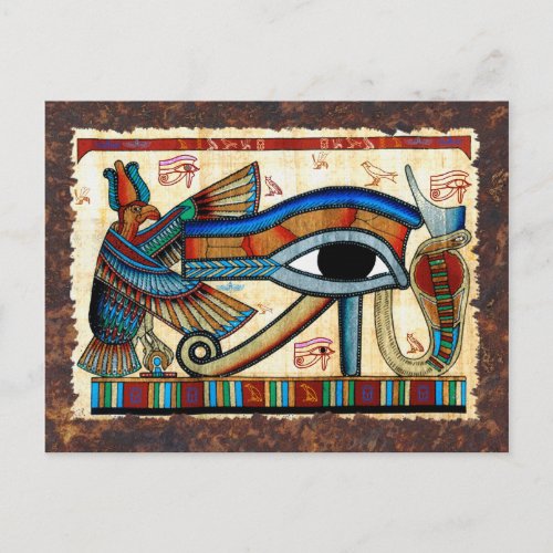 EYE OF HORUS Ancient Egyptian Art Postcard