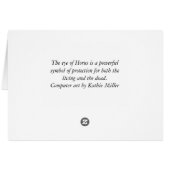 eye of horus cards (Back Horizontal)