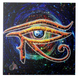 Eye Of Horus Ceramic Tile