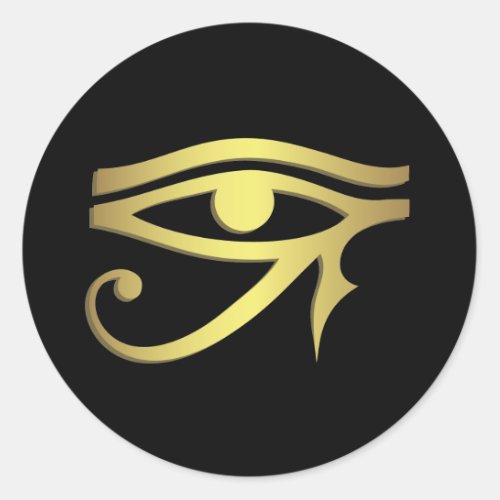 Eye of horus classic round sticker