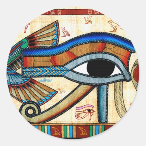 EYE OF HORUS Collection Classic Round Sticker