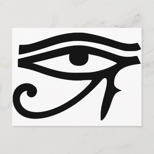 Eye of Horus Egyptian god gift idea Postcard