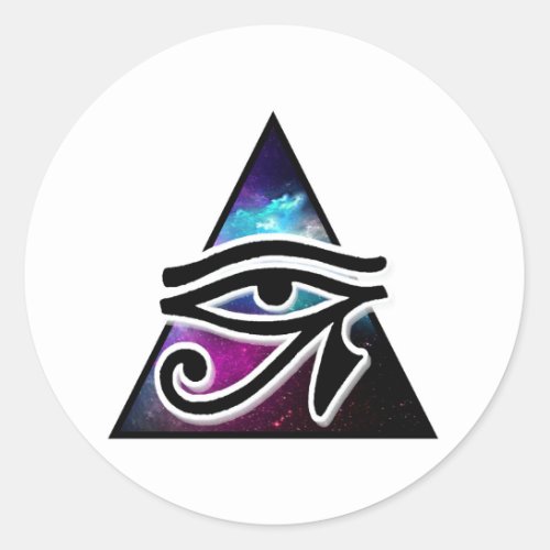 Eye Of Horus Egyptian protection symbol Classic Round Sticker