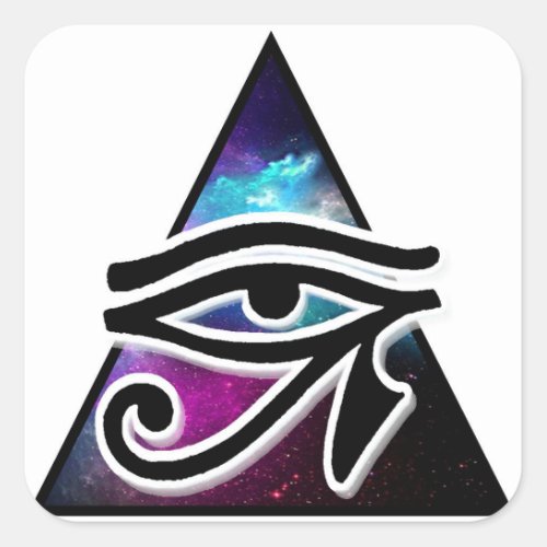 Eye Of Horus Egyptian protection symbol Square Sticker