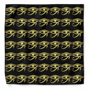 Eye of horus Egyptian symbol black Bandana