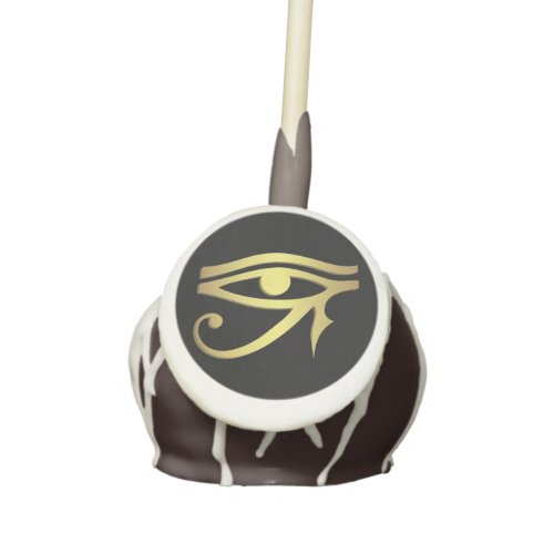 Eye of horus Egyptian symbol black Cake Pops