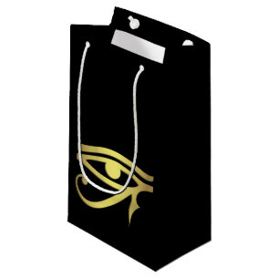 Eye of horus Egyptian symbol black Small Gift Bag