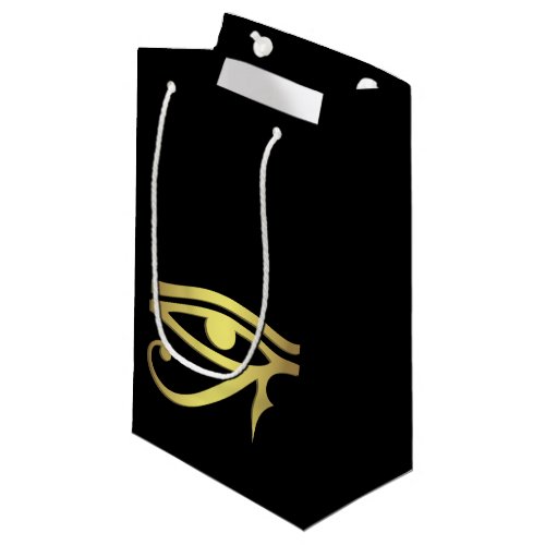 Eye of horus Egyptian symbol black Small Gift Bag