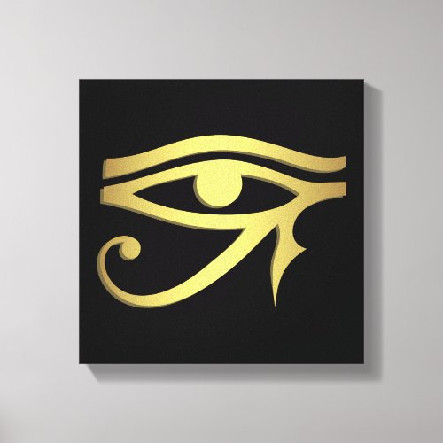 Eye of horus Egyptian symbol Canvas Print