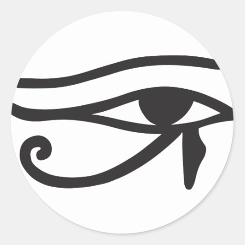 Eye Of Horus Egyptian Symbol Classic Round Sticker