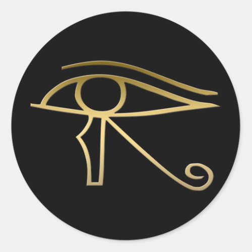 Eye of Horus Egyptian symbol Classic Round Sticker