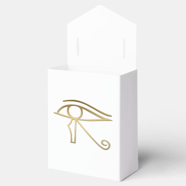 Eye of Horus Egyptian symbol Favor Boxes (Opened)