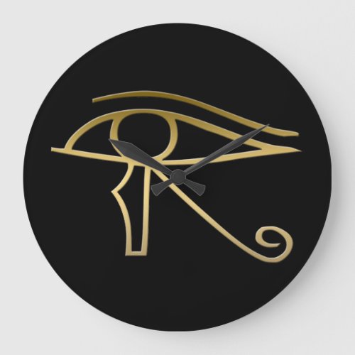 Eye of Horus Egyptian symbol Large Clock