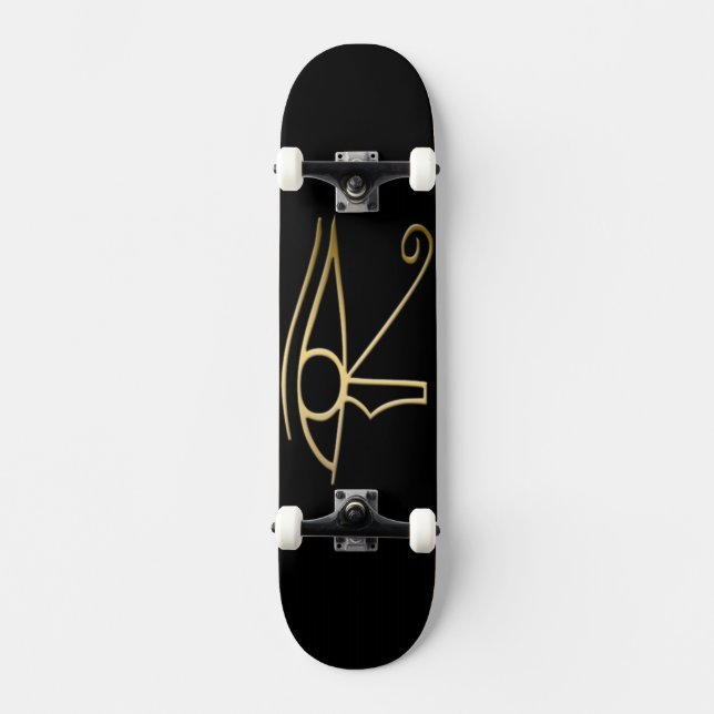 Eye of Horus Egyptian symbol Skateboard Deck (Front)