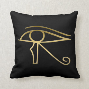 Eye of Horus Egyptian symbol Throw Pillow