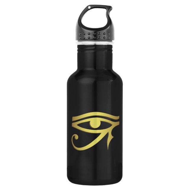 Eye of horus Egyptian symbol Water Bottle (Front)