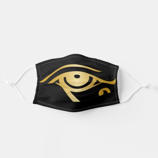 Eye of Horus Face Mask (Front, Unfolded)
