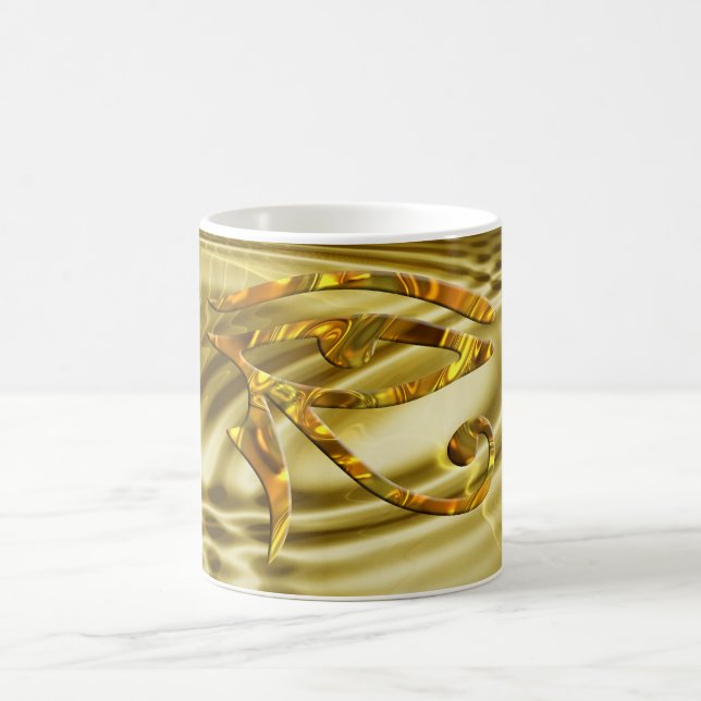 Eye Of Horus - GOLD Coffee Mug (Center)