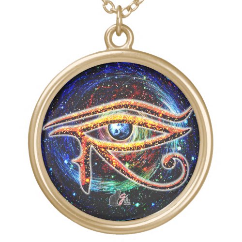 Eye Of Horus Gold Plated Necklace