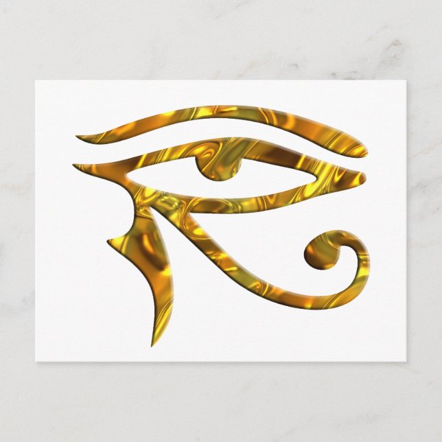 Eye Of Horus - GOLD Postcard (Front)