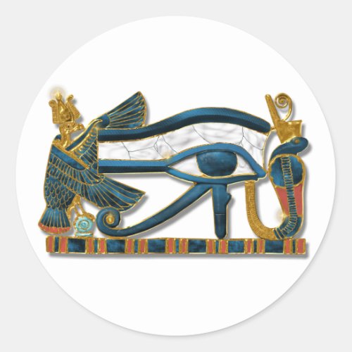 Eye of Horus Pectoral Classic Round Sticker