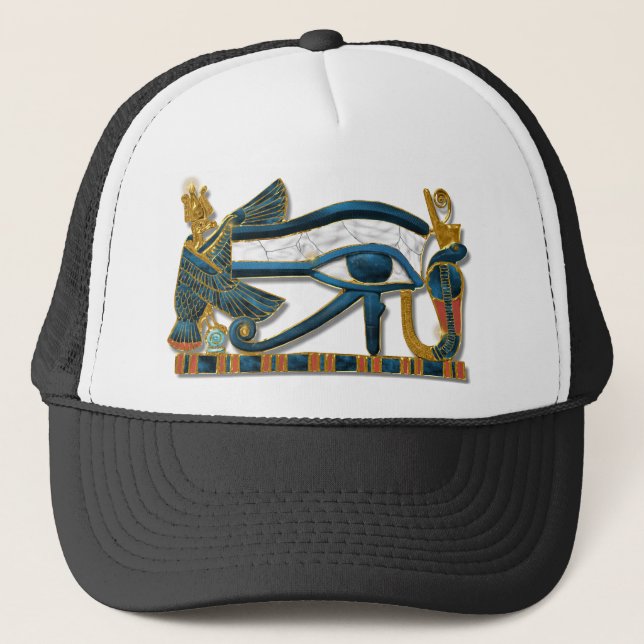 Eye of Horus Pectoral Trucker Hat (Front)