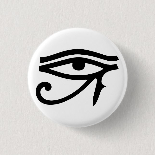 eye of horus pinback button (Front)