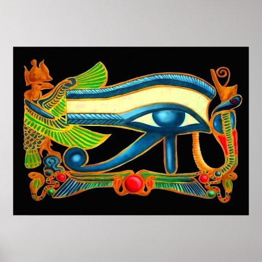 Eye Of Horus poster print | Zazzle