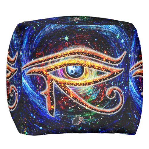 Eye Of Horus Pouf