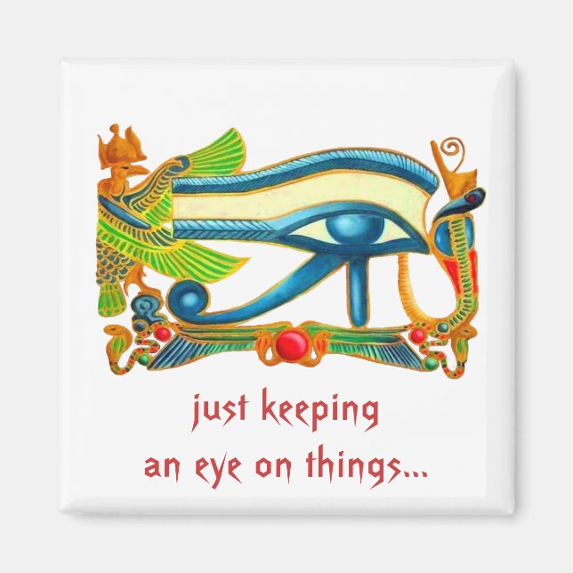Eye of Horus Protection fridge magnet (Front)