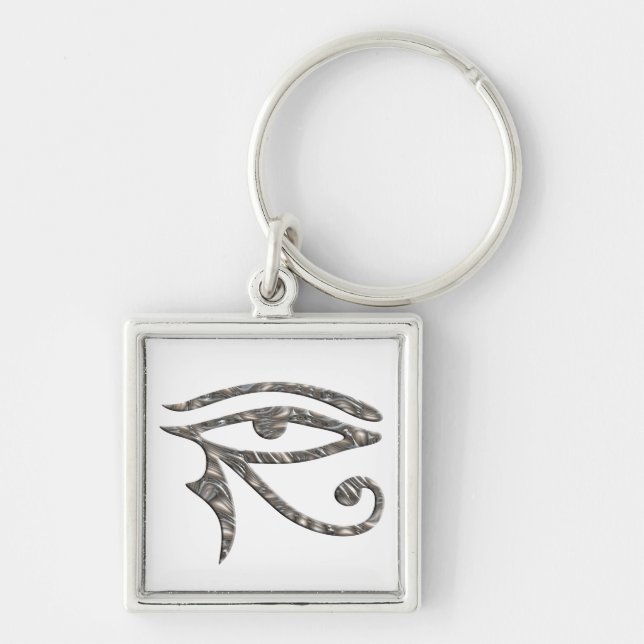 Eye Of Horus - SILVER Keychain (Front)