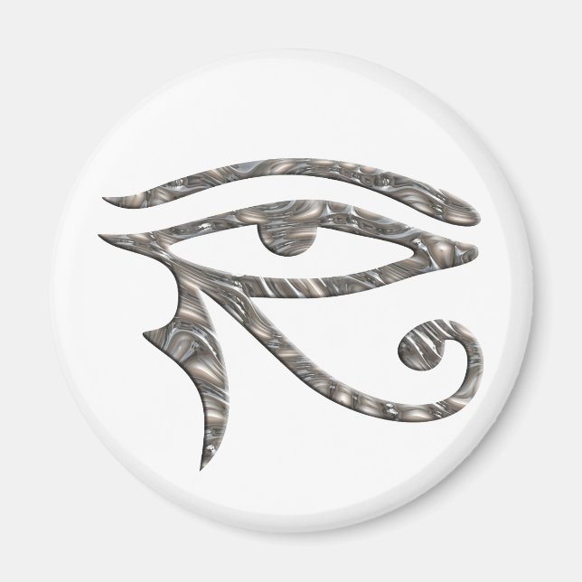Eye Of Horus - SILVER Magnet (Front)