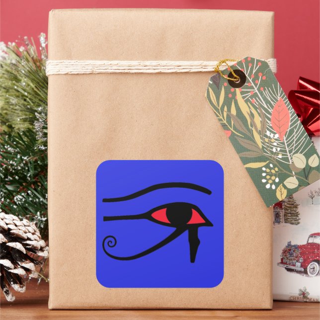 Eye of Horus  Square Sticker (Holiday)