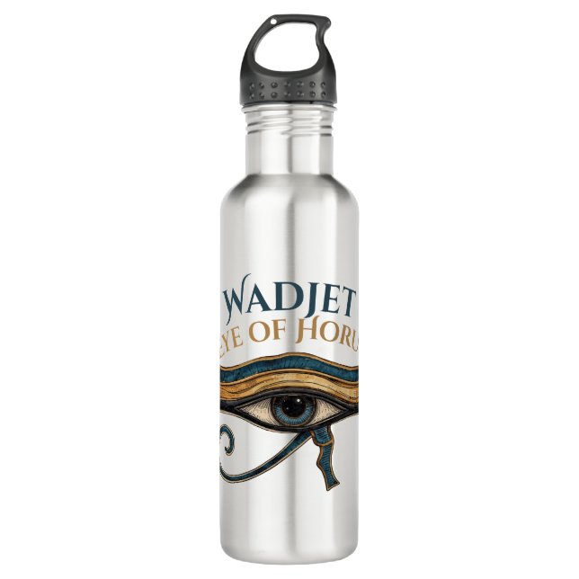 Eye of Horus  Stainless Steel Water Bottle (Front)