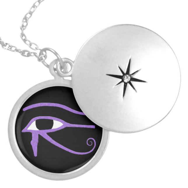 Eye of Horus, Unique and Cute Locket Necklace (Front)