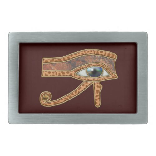 Eye of Horus Wadjet Ancient Egyptian Art Buckle Rectangular Belt Buckle