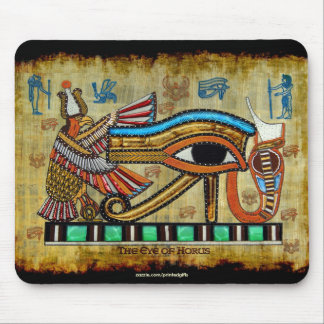 EYE OF HORUS, WADJET Egyptian Art Mousepad