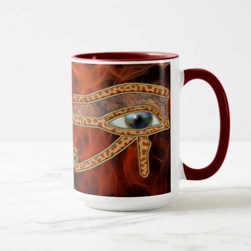 Eye of Horus Wadjet Egyptian Art Mug