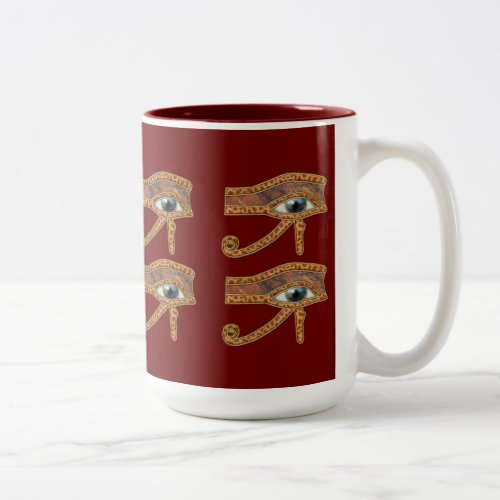 Eye of Horus Wadjet Egyptian Art Mug