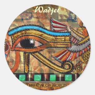 EYE OF HORUS Wadjet Egyptian Art Stickers