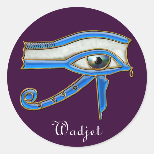 EYE OF HORUS Wadjet Egyptian Art Stickers (Front)