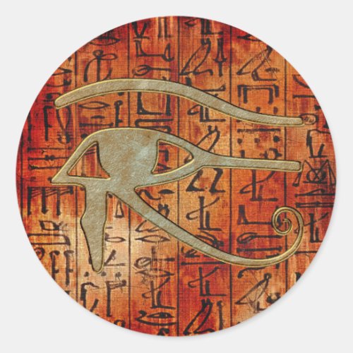 EYE OF HORUS Wadjet Egyptian Art Stickers