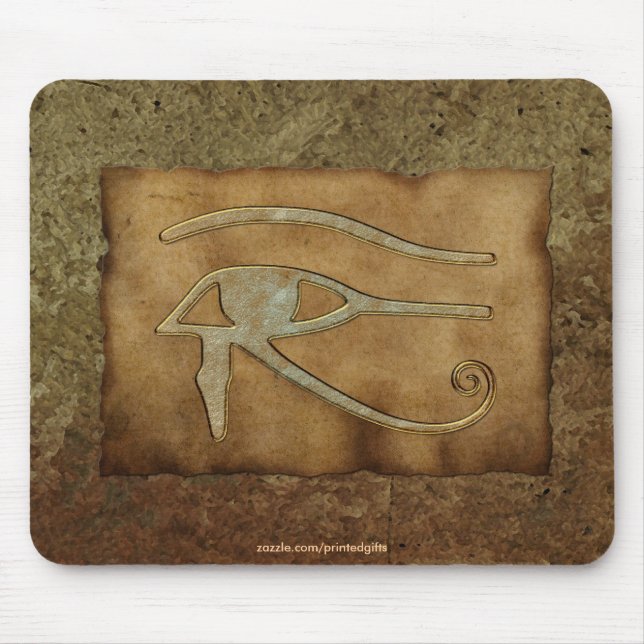 EYE OF HORUS, WADJET Egyptian Mousepad (Front)