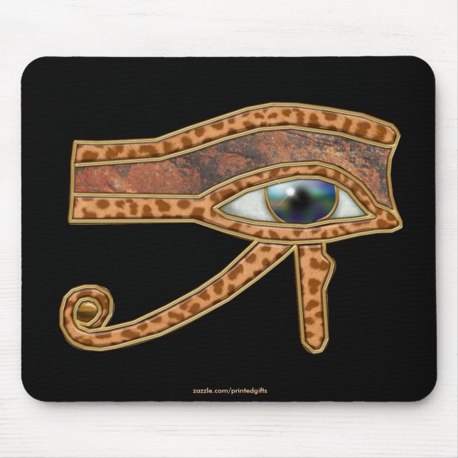 EYE OF HORUS, WADJET Egyptian Mousepad (Front)