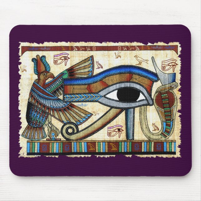 EYE OF HORUS, WADJET Mousepad (Front)