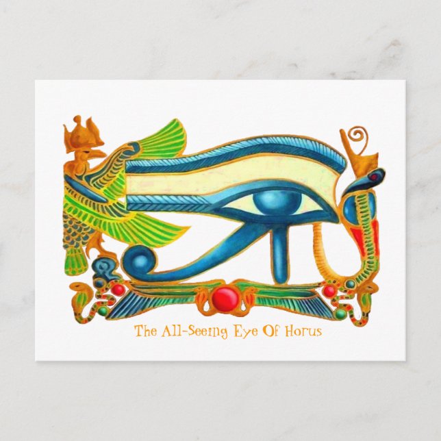 Eye of Horus Watching Over You postcard (Front)