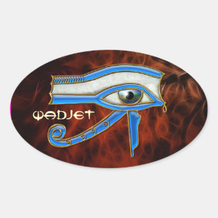 EYE OF HORUS Wedjit Wadjet Egyptian Art Stickers