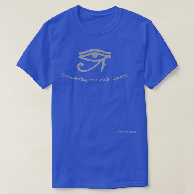 Eye of HorusGodFun Spiritual TAdvaita  T-Shirt (Design Front)
