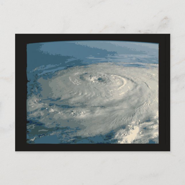 Eye of Hurricane Postcard (Front)