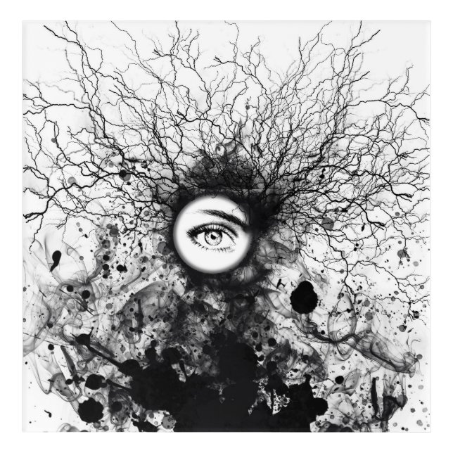 Eye of Imagination Acrylic Print (Front)